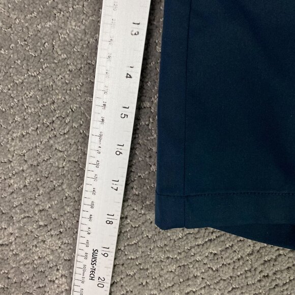 Proof The Nomad Shorts Men's 31 Blue Flat Front Performance Golf Huckberry Chino - Picture 12 of 13